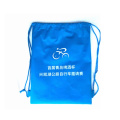 Eco-friendly custom non woven drawstring backpack bag